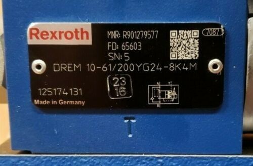 R901279577 DREM10-6X/200YG24-8K4M DREM10-61/200YG24-8K4M 비례 감압 밸브