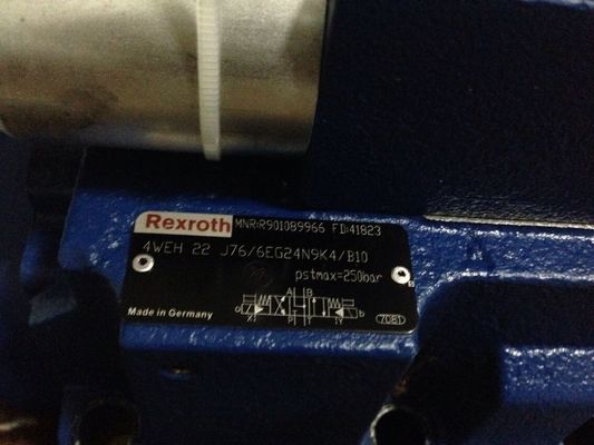 전기 유압 작동과 R901089966 4WEH22J7X/6EG24N9K4/B10 4WEH22J76/6EG24N9K4/B10 지향성인 스풀 밸브