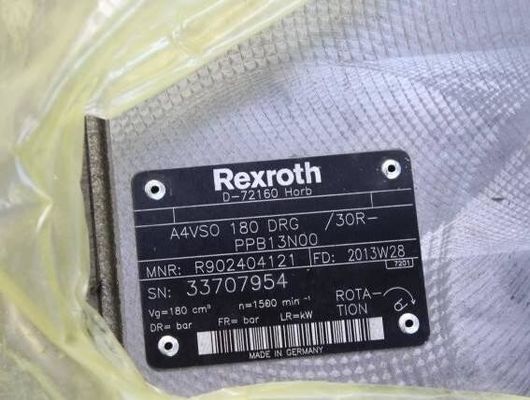 렉스로스 R902404121 A4VSO180DRG /30R-PPB13N00 축 방향 피스톤 변량펌프