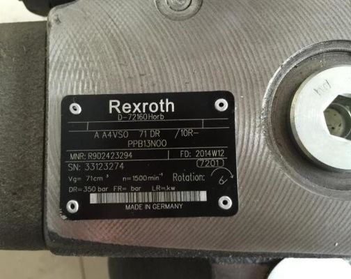 렉스로스 R902423294 A4VSO71DR/10R-PPB13N00 AA4VSO71DR/10R-PPB13N00 축 방향 피스톤 변량펌프