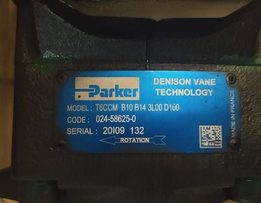 파카 데니슨 024-58625-0 T6CCM-B10-B14-3L00-D100 두배 유압식 베인 펌프