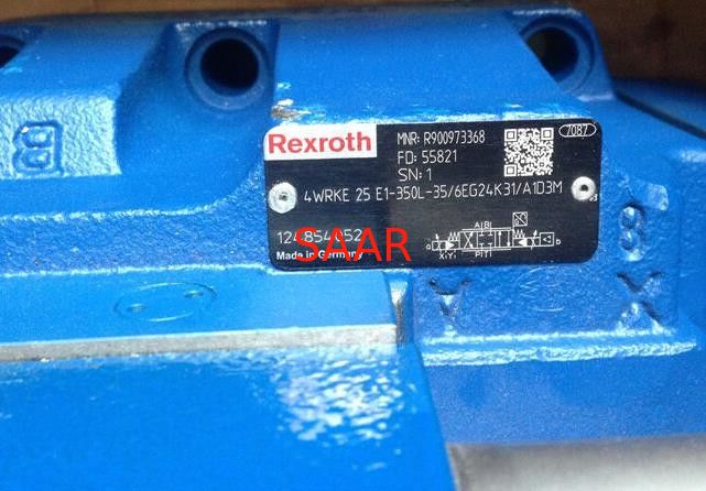렉스로스 R900973368 4WRKE25E1-350L-35/6EG24K31/A1D3M 4WRKE25E1-350L-3X/6EG24K31/A1D3M 비례하는 방향성 밸브