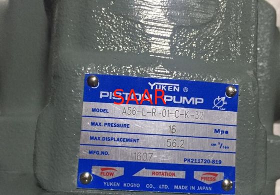 Yuken A56-F-R-01-B-K-32 A56-F-R-01-B-S-K-32 A56-F-R-01-C-K-32 A56-F-R-01-H-K-32 A56-L-R-01-C-K-32 A56-L-R-01-H-K-32