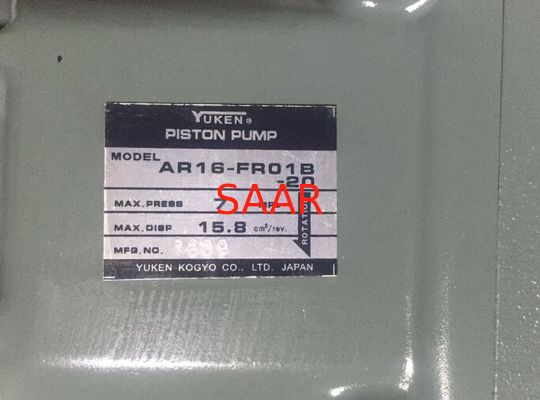 Yuken 피스톤 펌프 AR16-FR01B-20