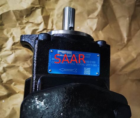 파카 데니슨 T6CCW-B22-B22-2R00-C100 두배 유압식 베인 펌프