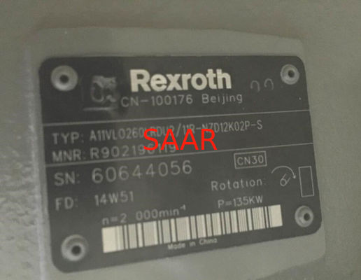 R902196119 A11VLO260LRDU2/11R-NZD12K02P-S Rexroth A11VO 유형 액시얼 피스톤 가변 펌프