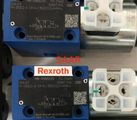 R900052392 Rexroth 방향 시트 밸브 M-3SED6CK14/350CG24N9K4 M-3SED6CK1X/350CG24N9K4 M-3SED6 시리즈