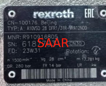 REXROTH R910916805, A10VSO28DFR1/31R-VPA12N00 A10VSO 시리즈 축 피스톤 변동 펌프